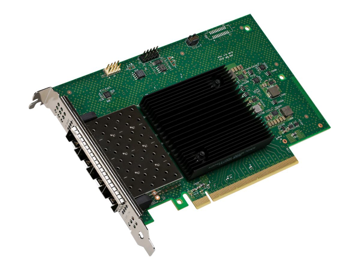 Intel E810XXVDA4L - network adapter - PCIe 4.0 x16 - 25 Gigabit SFP28 x 4