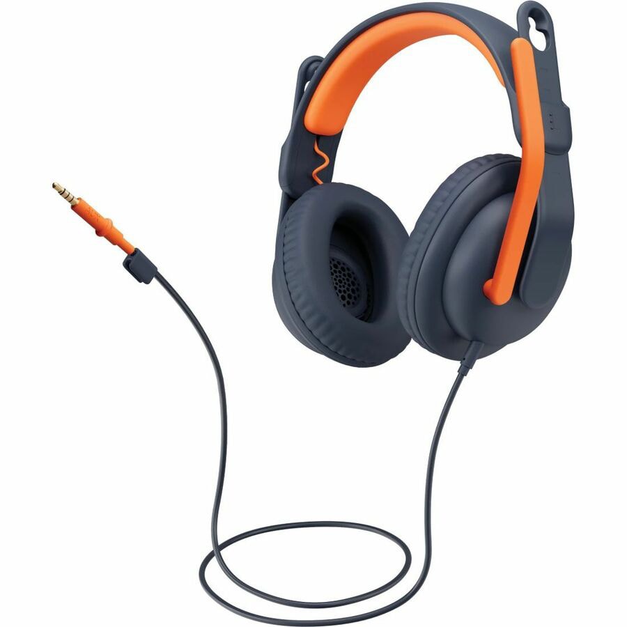 Logitech Zone Learn Over-Ear Wired Headset for Learners, 3.5mm AUX - headph