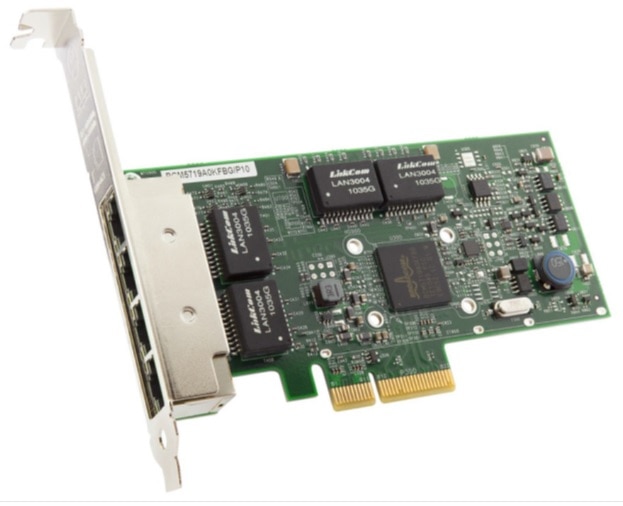 Broadcom BCM5719-4P - network adapter - PCIe 2.1 x4 - Gigabit Ethernet x 4