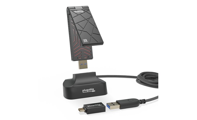 Plugable USB WiFi Adapter - WIFI 6 USB-C USB 3.0, 2.4 + 5GHz