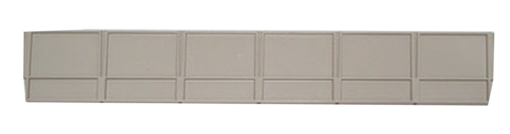 Capsa Healthcare 3" Standard Vertical Plastic Drawer Divider Kit for Avalo Medication Cart - Gray