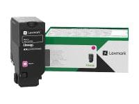 Lexmark 81C8XM0 - Extra High Yield - magenta - original - toner cartridge - LCCP, LRP