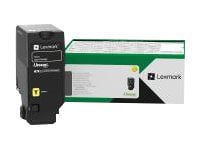 Lexmark 81C8XY0 - Extra High Yield - yellow - original - toner cartridge - LCCP, LRP