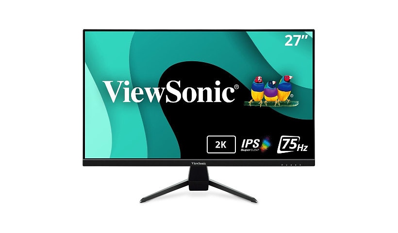 ViewSonic VX2767U-2K - 1440p Thin-Bezel IPS Monitor with 65W USB-C, HDMI, DisplayPort, HDR10 - 250 cd/m² - 27"