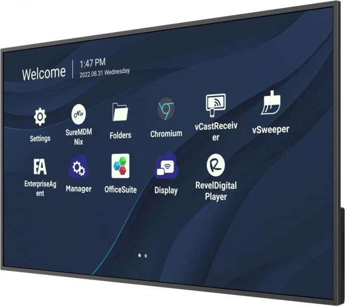 ViewSonic Commercial Display CDE4330-W1 - 4K, 24/7 Operation, Integrated Software and WiFi Adapter - 450 cd/m2 - 43"
