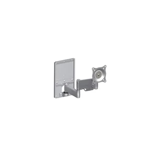 Chief Height-Adjustable Dual Arm Wall Mount - For Flat Panel Displays - Silver