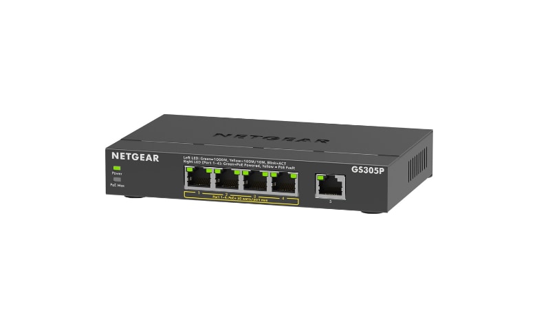 Netgear 300 GS305PP Ethernet Switch - GS305PP-100NAS - Modular Switches 