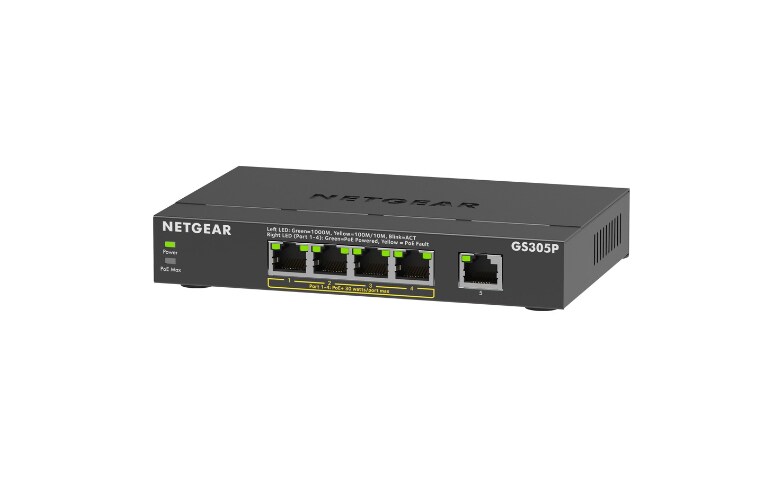 New 5-Port PoE+ Gigabit Ethernet Unmanaged Switch perfect for Small and  Home Offices 