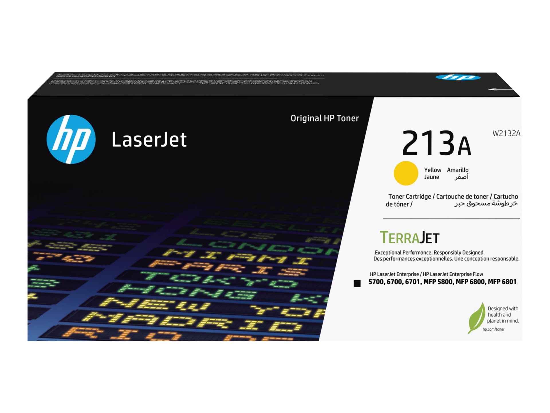 HP 213A Original Laser Toner Cartridge - Yellow Pack