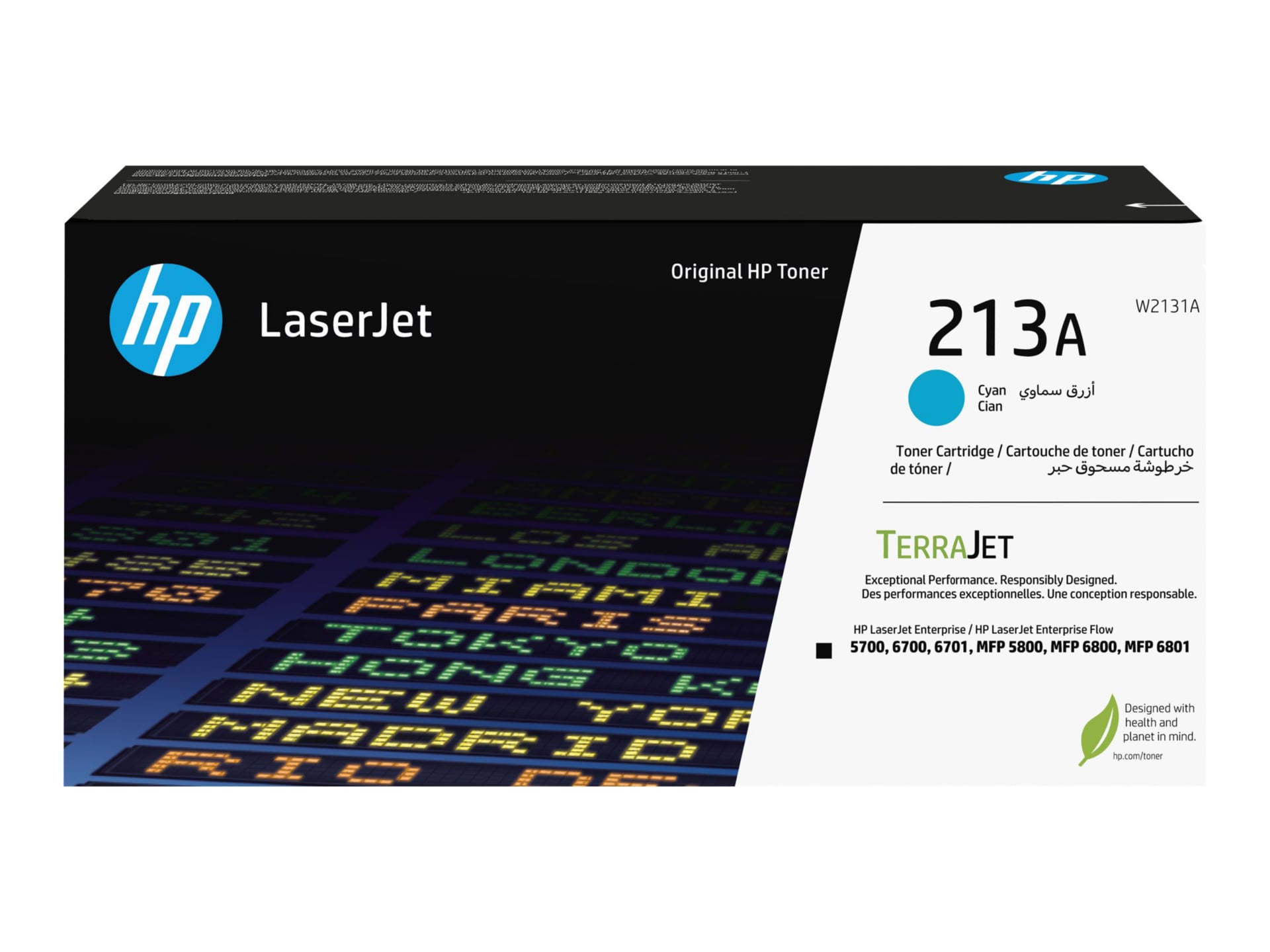 HP 213A Original Laser Toner Cartridge - Cyan Pack