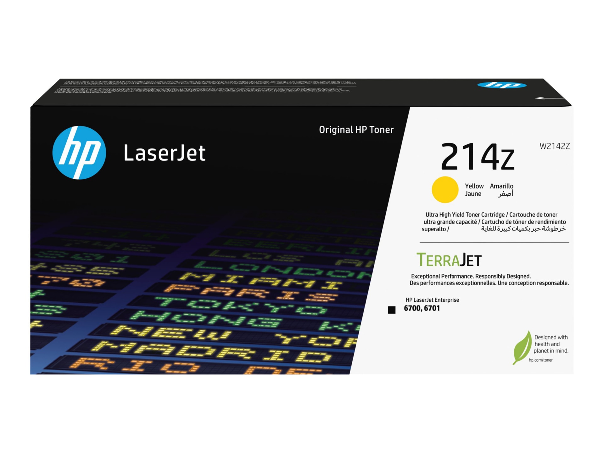 HP 214Z Original Laser Toner Cartridge - Yellow Pack