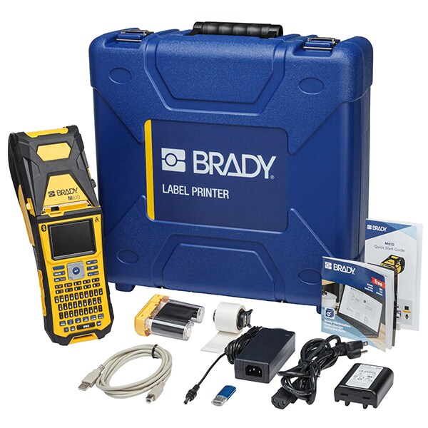 Brady Accessory kit with Hard Case for M610 Bluetooth Handheld Label Maker