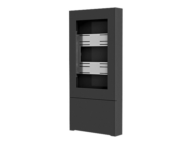 Chief Impact 43 Inch Floor Standing Kiosk - Portrait Orientation - Black