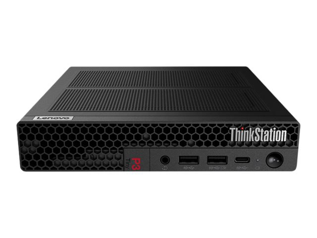 Lenovo ThinkStation P3 - tiny - AI Ready - Core i9 13900T 1.1 GHz - vPro Enterprise - 16 GB - SSD 512 GB - English
