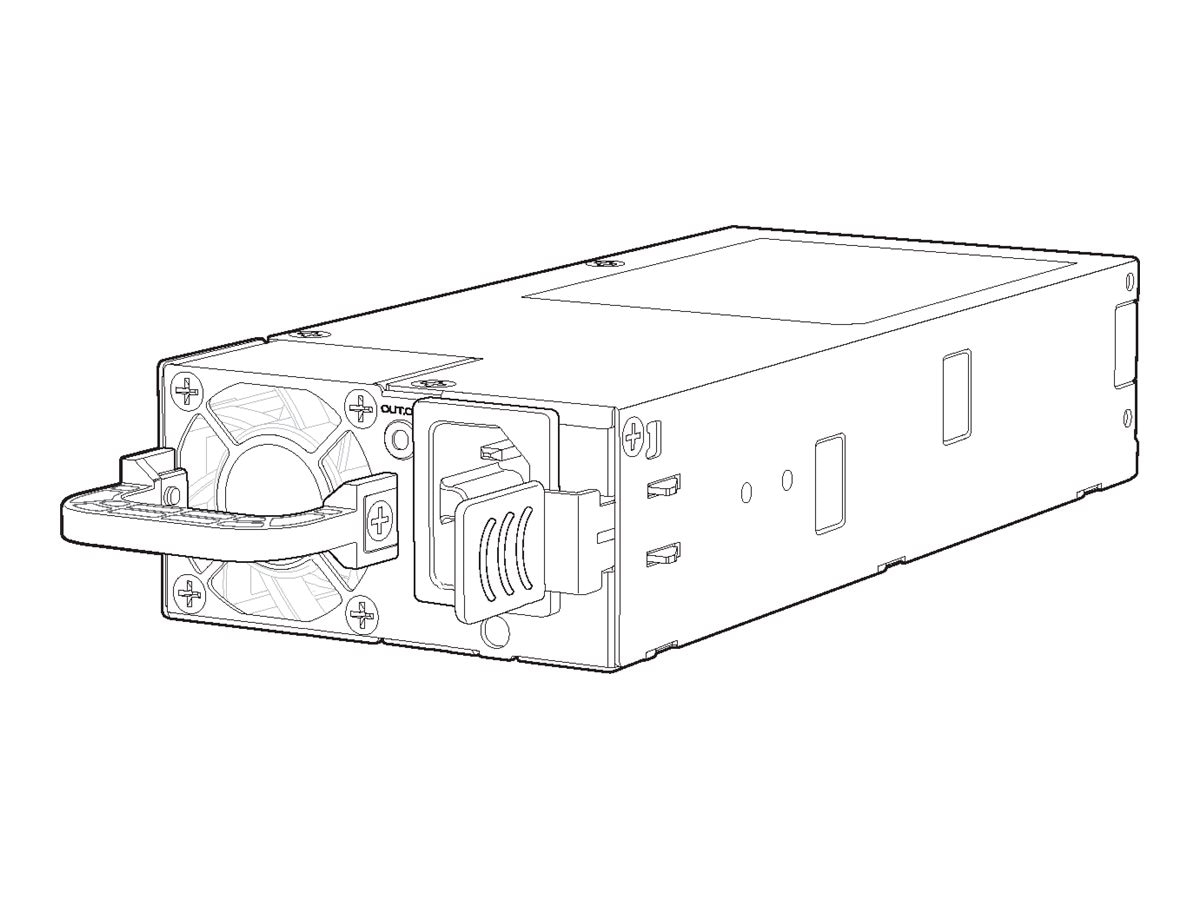 Juniper 550W Compact DC Power Supply Unit with Front-to-Back Airflow for EX4400 Switch