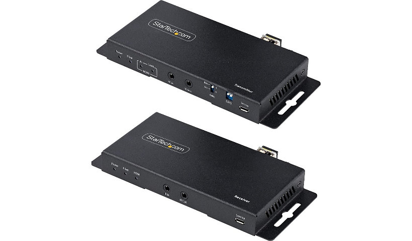 StarTech.com 4K 60Hz HDMI over Fiber Extender Kit, Single Mode/Multimode LC