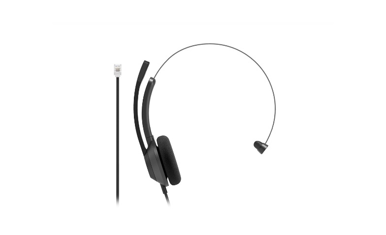 Cisco Headset 321 - headset - RJ-9 - HS-W-321-C-RJ9 - Wired