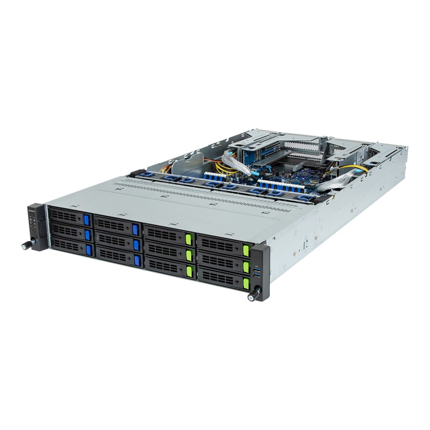 GIGABYTE 2U Dual Port 12-Bay Ampere Altra Max ARM Server