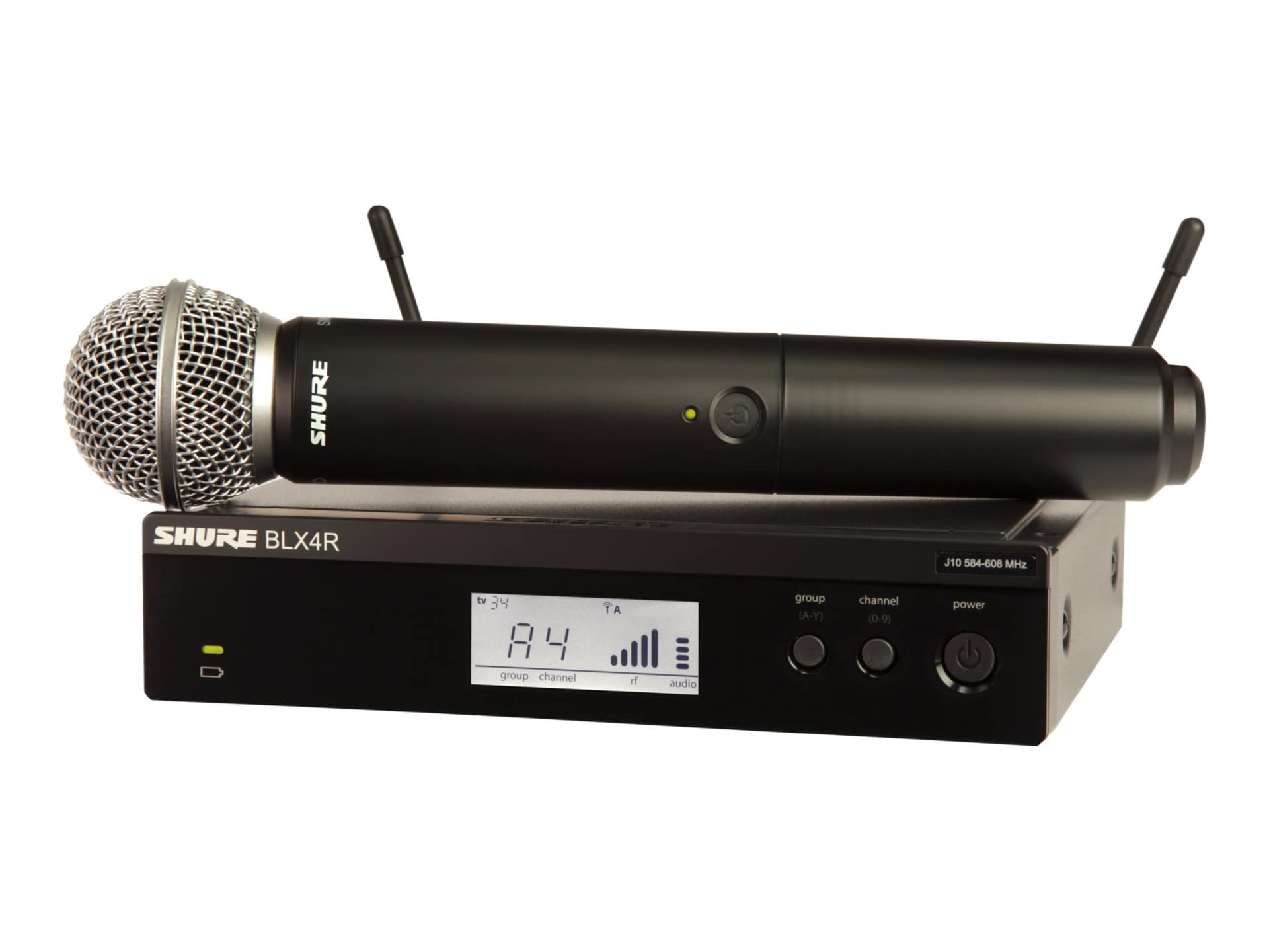 Shure BLX BLX24R/SM58 - J11 Band - wireless microphone system