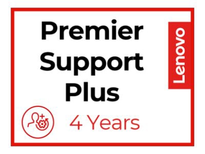 Lenovo Premier Support Plus Upgrade - extended service agreement - 4 years - on-site
