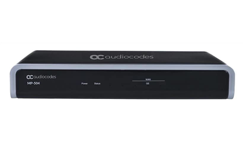 AudioCodes MediaPack 504 Analog VoIP Gateway with 4 FXS Voice Interface