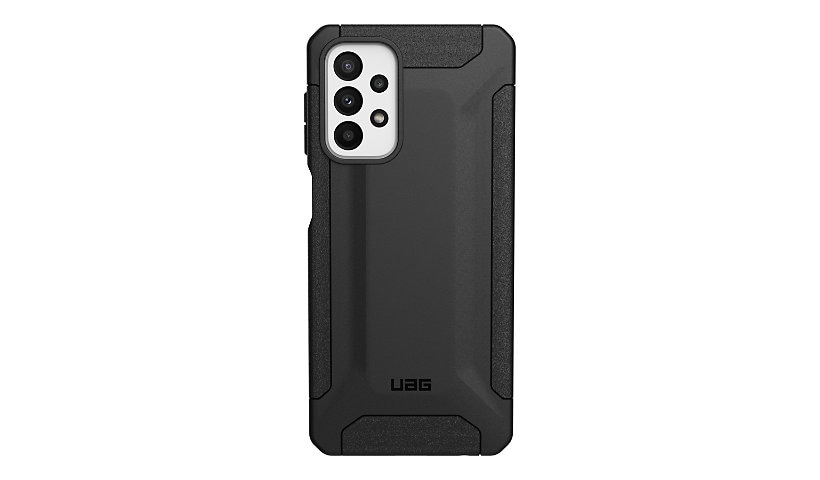 UAG Scout Series Rugged Case for Samsung Galaxy A23 [6.6-in] (SM-A236) - Scout Black - back cover for cell phone