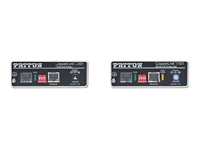 Patton CopperLink CL1101E/PAFA/RJ45/EUI-2PK - Model A - PoE Extender Kit - network extender - 10Mb LAN, 100Mb LAN