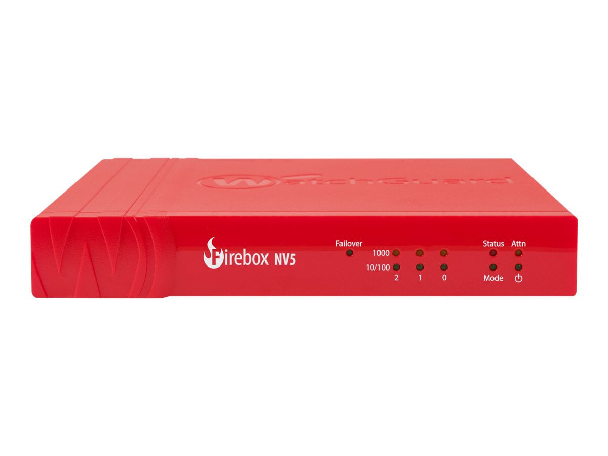 WatchGuard Firebox NV5 - dispositif de sécurité - géré par le Cloud - avec 5 ans de Standard Support
