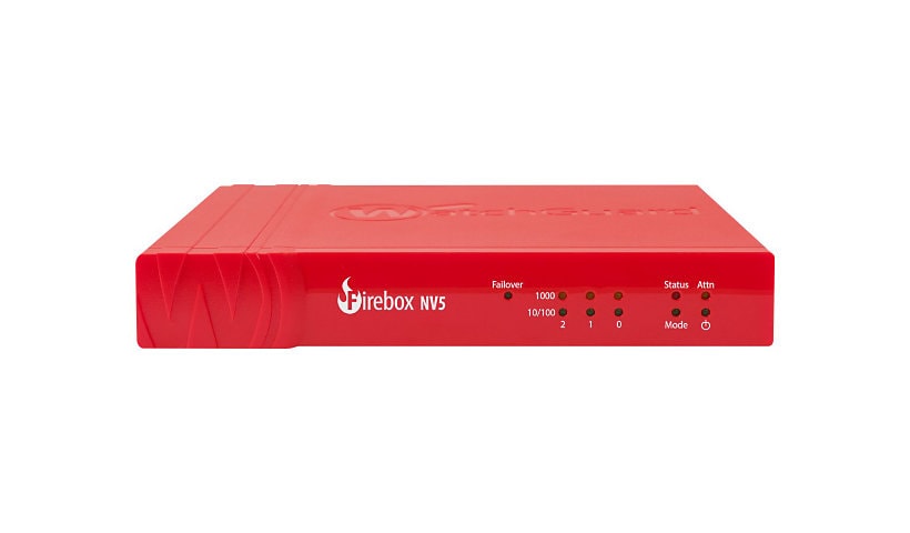 WatchGuard Firebox NV5 - dispositif de sécurité - géré par le Cloud - avec 5 ans de Standard Support
