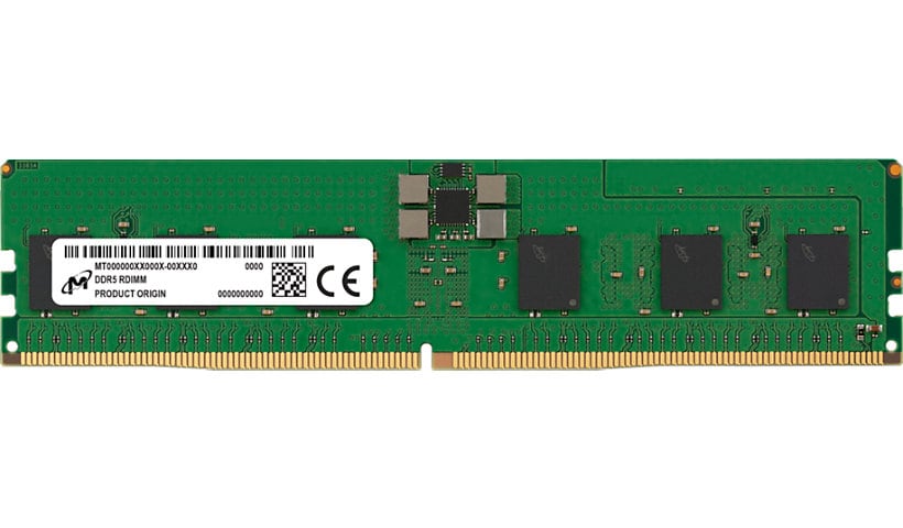 Micron 16GB DDR5 4800MHz RDIMM 1Rx8 CL40 Server Memory