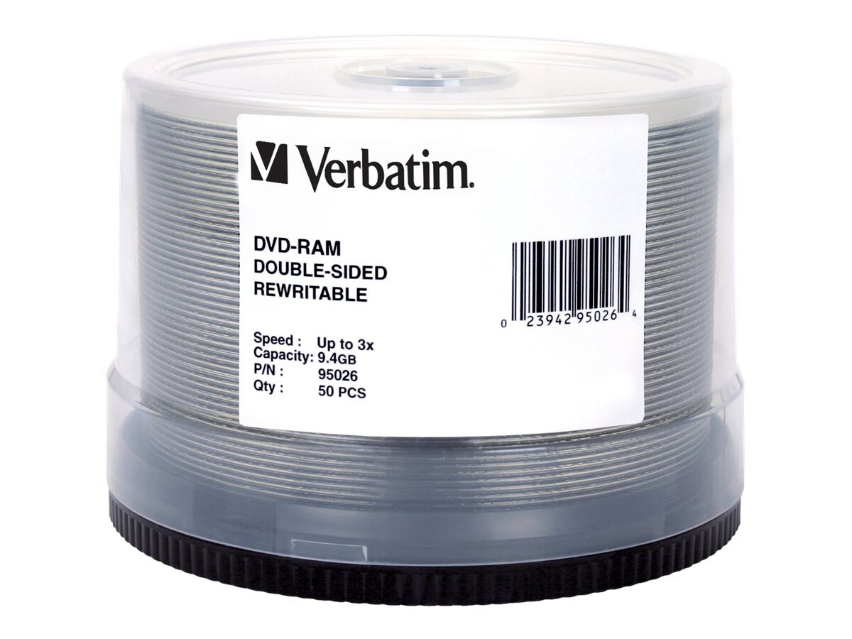 Verbatim DataLifePlus - DVD-RAM x 50 - 9.4 GB - storage media