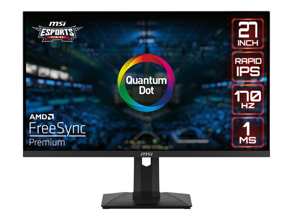 MSI G274QPF-QD 27" Class WQHD Gaming LCD Monitor - 16:9 - Black