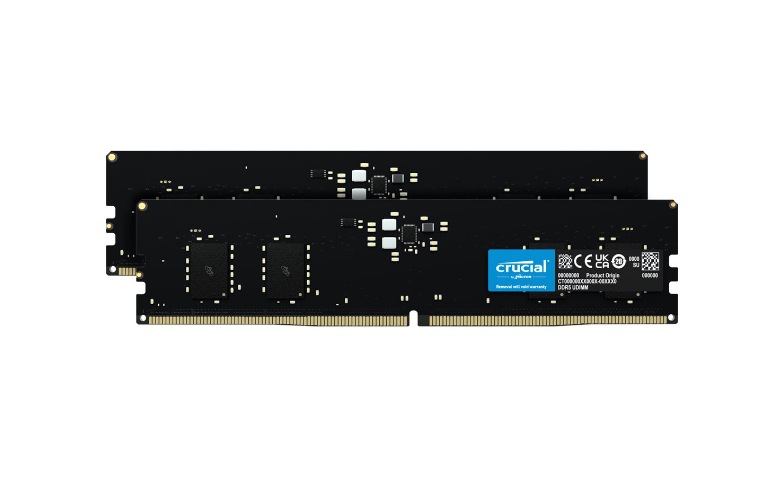 crucial✖︎8 Crucial - DDR5 - kit - 16 GB: 2 x 8 GB - DIMM 288-pin - 4800 MHz