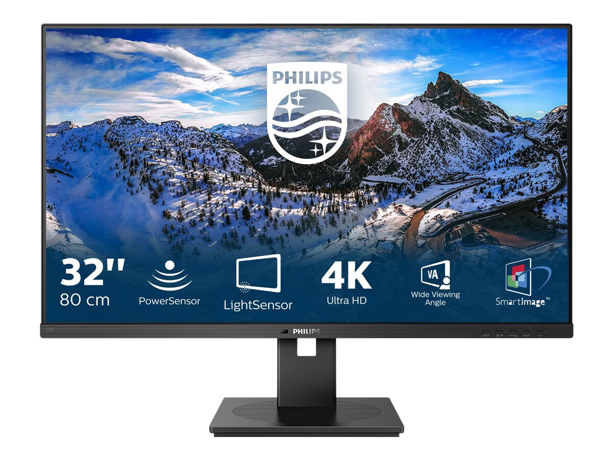 Philips 328B1 32" Class 4K UHD LCD Monitor - 16:9 - Textured Black