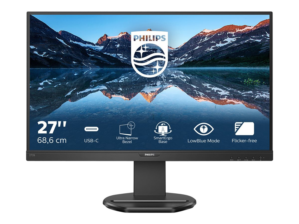Philips 273B9 27" Class Full HD LCD Monitor - 16:9 - Textured Black