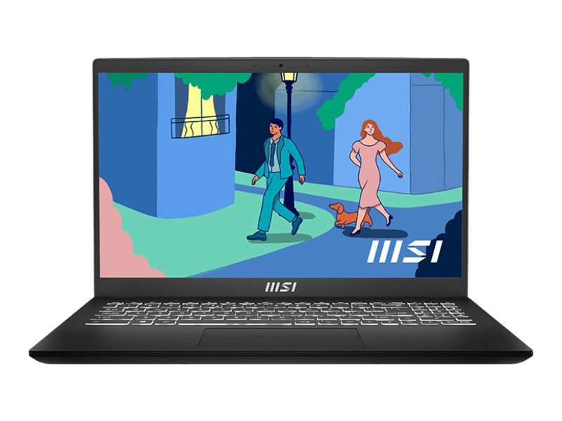 MSI Modern 15 B12M Modern 15 B12M-433US 15.6" Notebook - Full HD - Intel Core i3 12th Gen i3-1215U - 8 GB - 512 GB SSD -