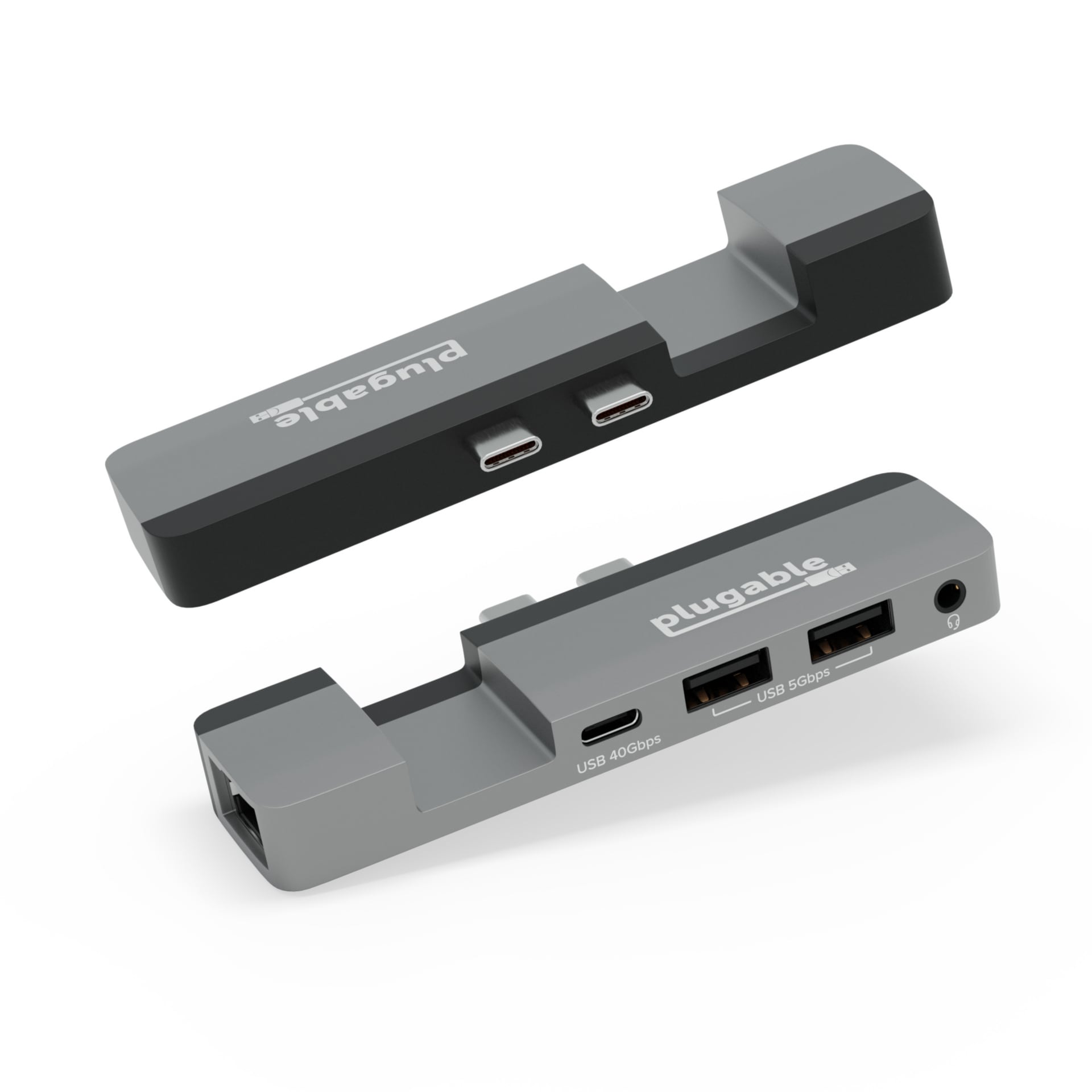 Plugable USBC Hub Multiport Adapter MacBook Pro, Air M2,MagSafe,Driverless