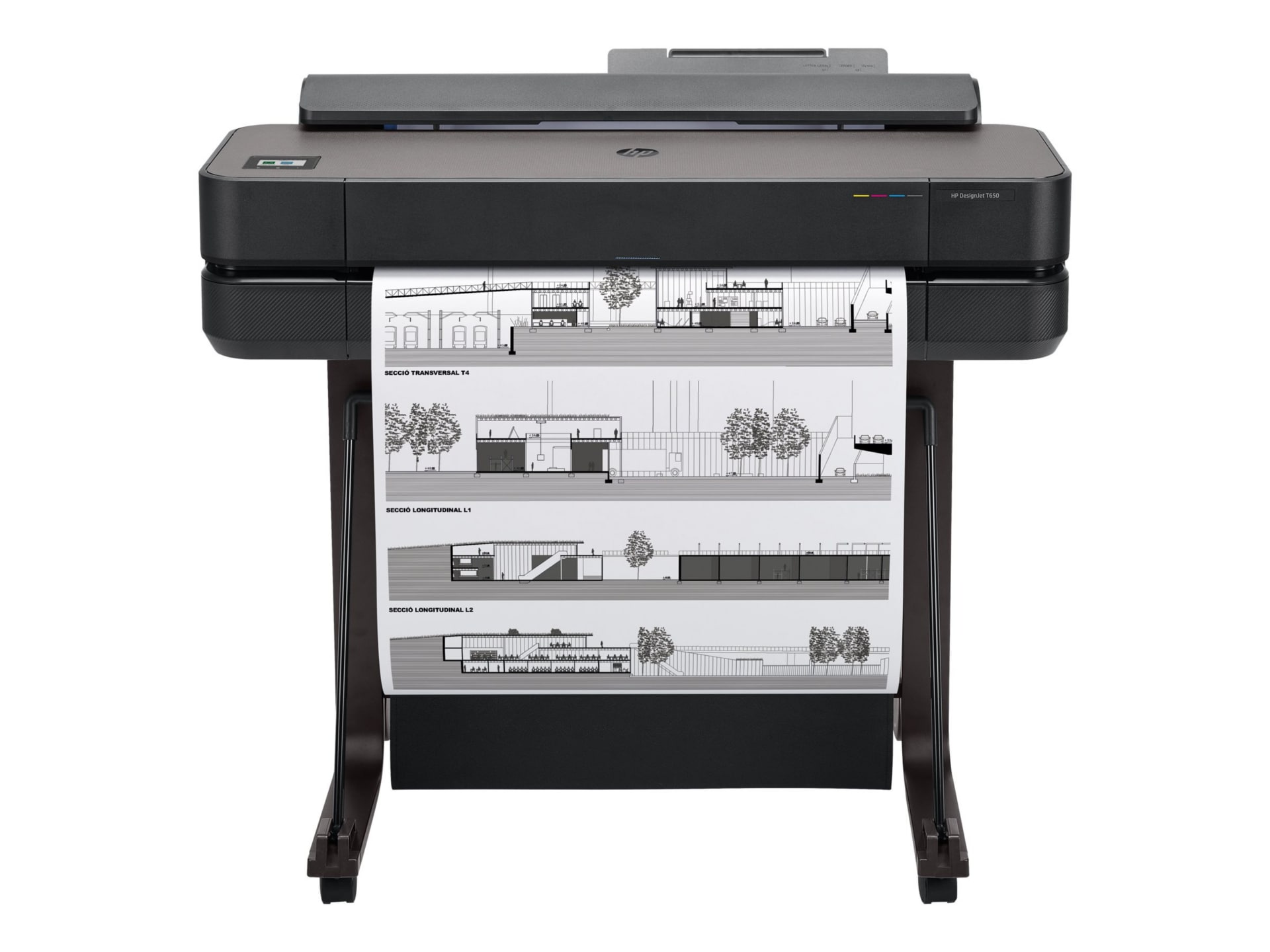 HP Designjet T650 A1 Inkjet Large Format Printer - 24" Print Width - Color