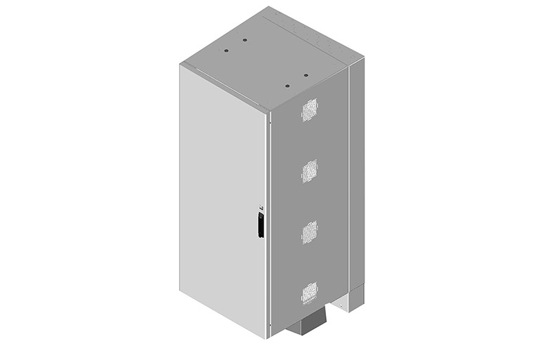 CPI CUBE-iT Wall-Mounted Floor Cabinet - Glacier White