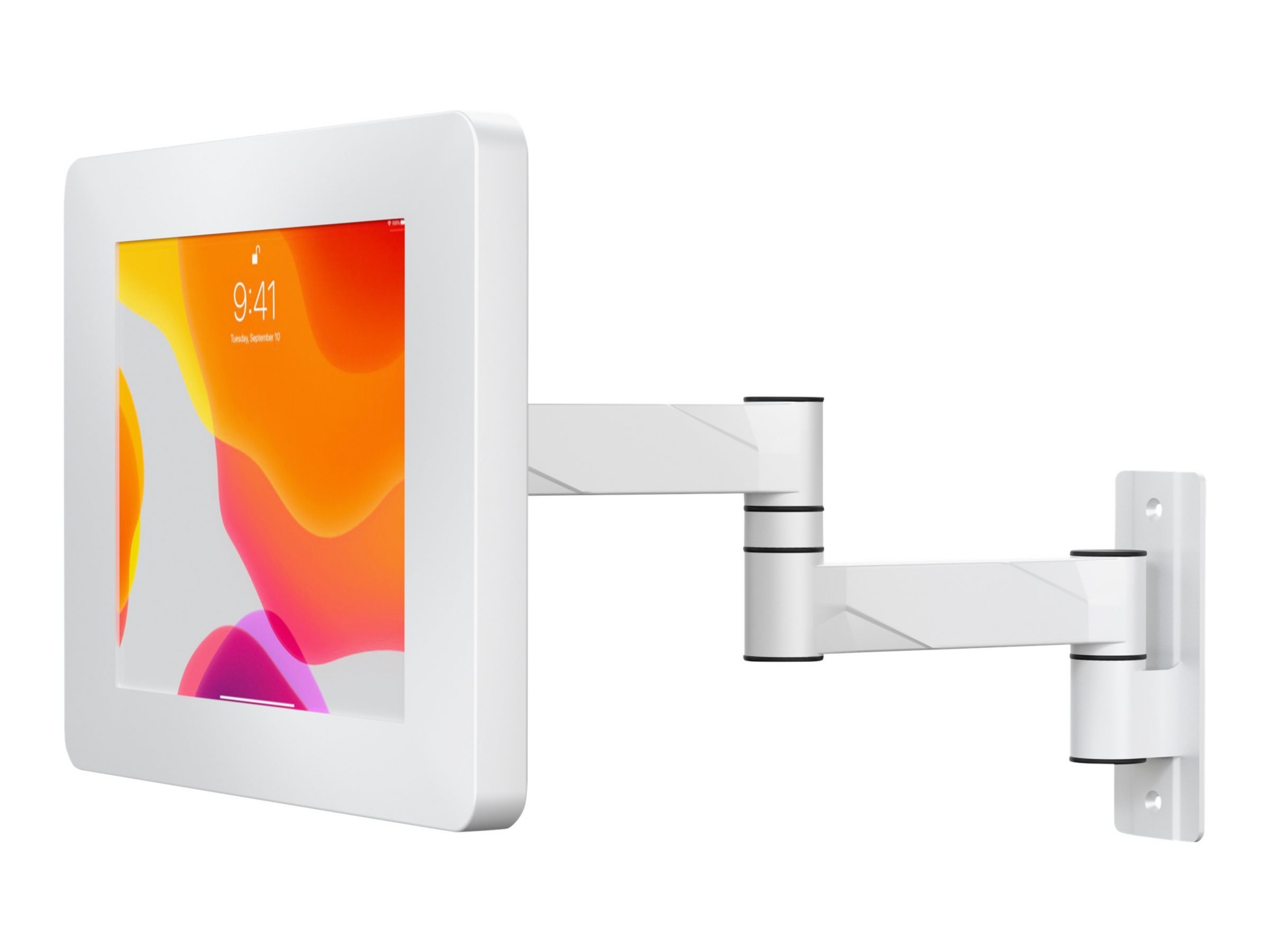 CTA Digital VESA Wall Mount Arm with Enclosure for iPad Gen 7-10 & 7-11" Tablets