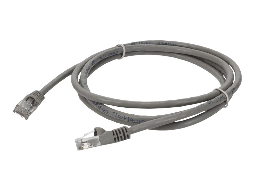 Proline 10ft Gray CAT 5E PVC Ethernet Cable Snagless Bubble Boot RJ-45 M/M