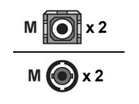 Proline 10m ASC to ST Yellow OS2 Duplex OFNR (Riser-Rated) SMF Fiber Patch Cable