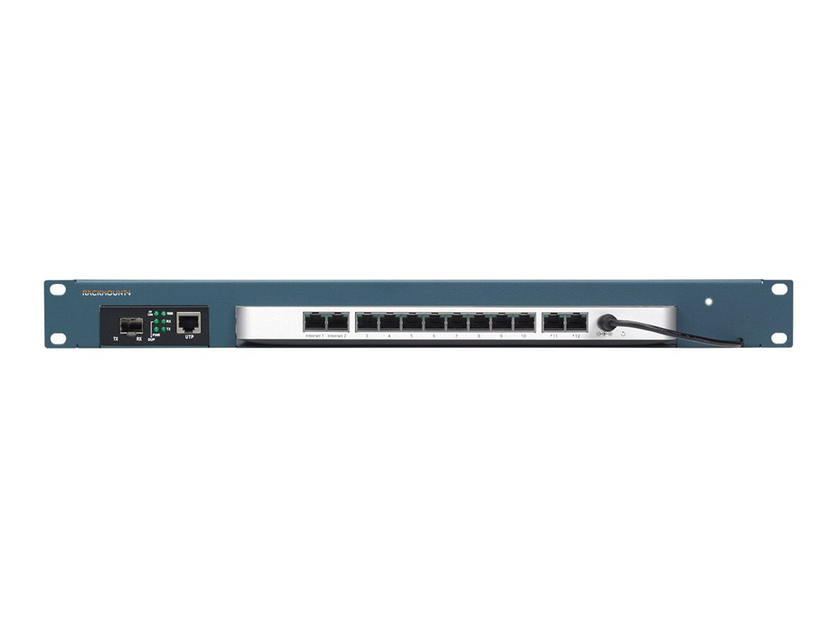 Rackmount.IT Rack Mount Kit for Meraki MX68,MX68,MX68CW Security Appliance - Metallic Blue