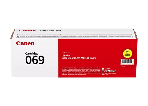 5091C001 (069) Toner, 1,900 Page-Yield, Yellow 5091C001 (069) Toner, 1,900 Page-Yield, Yellow
