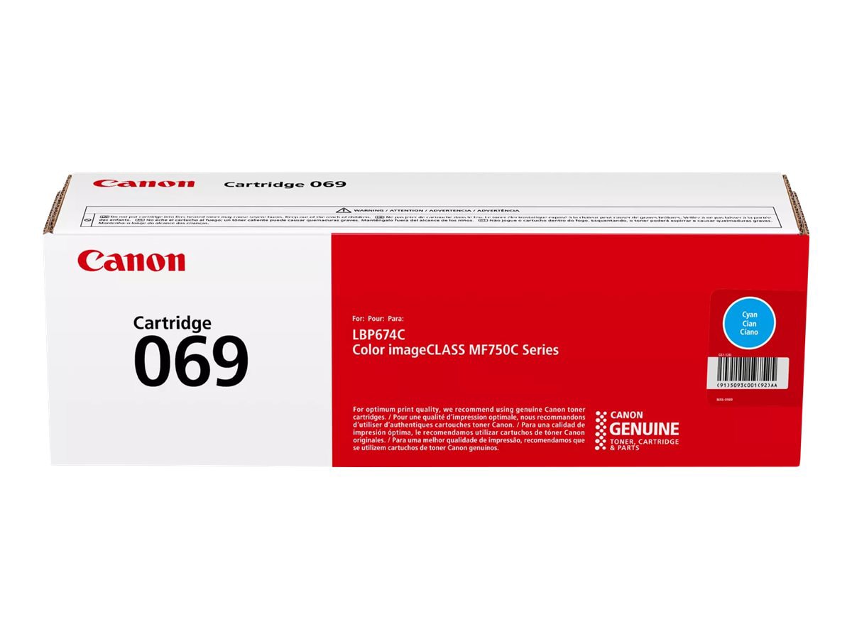 Canon 069 - cyan - original - toner cartridge