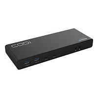 CODi - docking station - USB-C - 2 x HDMI, 2 x DP++ - 1GbE