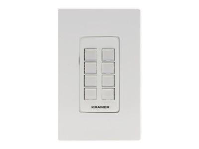 Kramer RC-308 - control panel - black, white