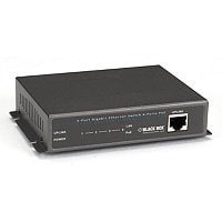 Black Box PoE+ Switch - (1) 10/100/1000Mbps RJ45, (4) RJ45 PoE+