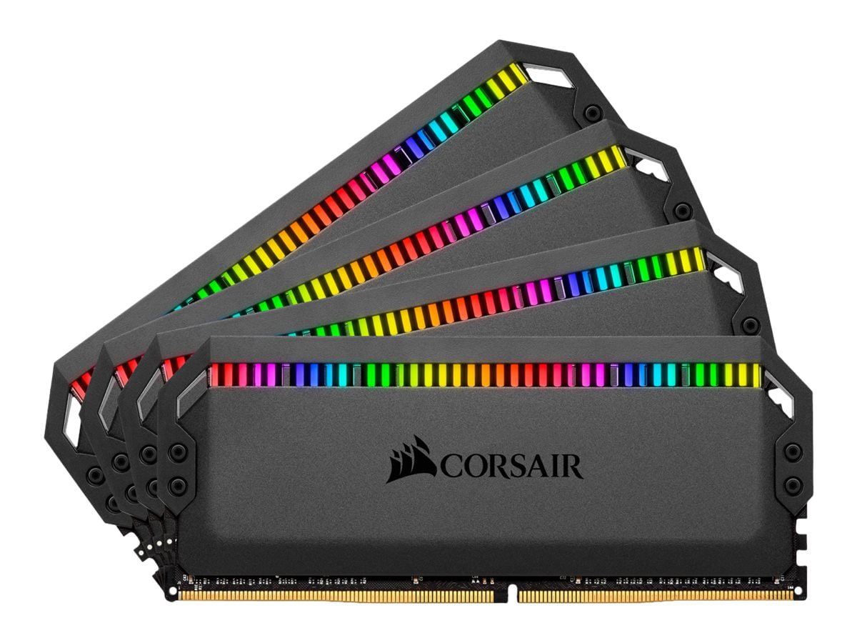 CORSAIR Dominator Platinum RGB - DDR4 - kit - 128 GB: 4 x 32 GB - DIMM 288-pin - 3600 MHz / PC4-28800 - unbuffered