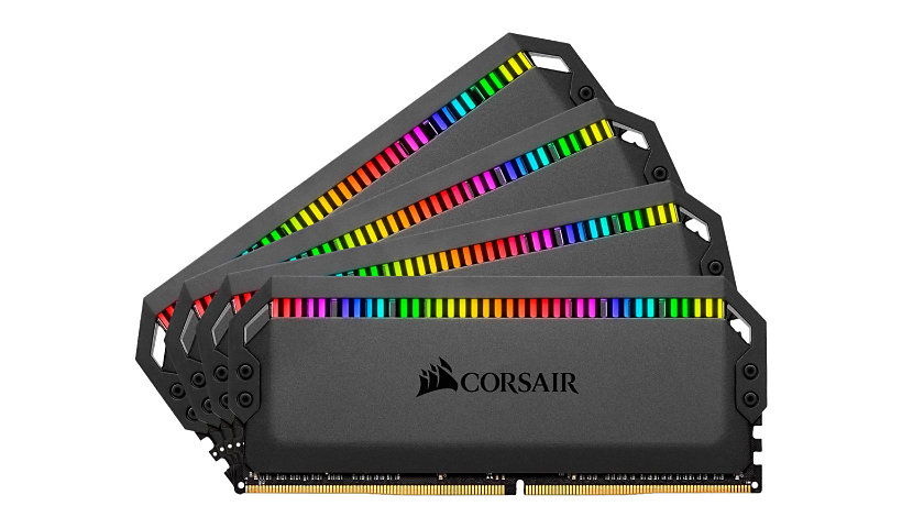 CORSAIR Dominator Platinum RGB - DDR4 - kit - 128 GB: 4 x 32 GB - DIMM 288-pin - 3600 MHz / PC4-28800 - unbuffered